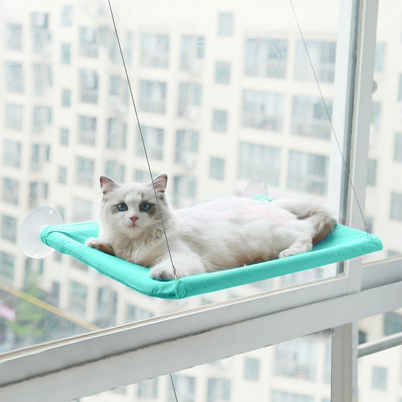 Hanging Window Cat Hammock with Suction Cup