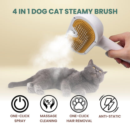 Water brush for dogs and cats, spray brush for short and long haired dogs and cats