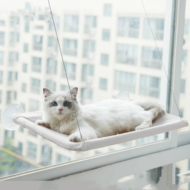Hanging Window Cat Hammock with Suction Cup