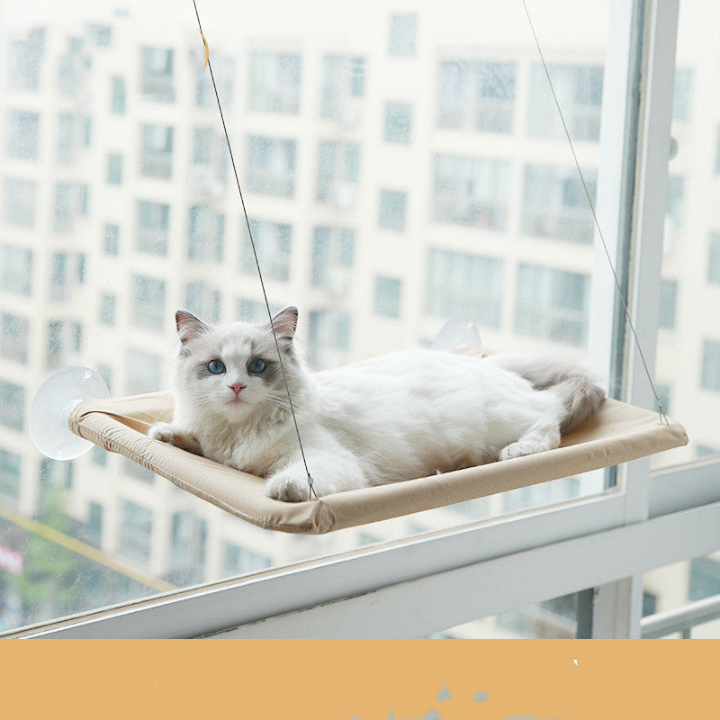 Hanging Window Cat Hammock with Suction Cup