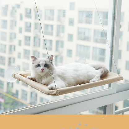 Hanging Window Cat Hammock with Suction Cup