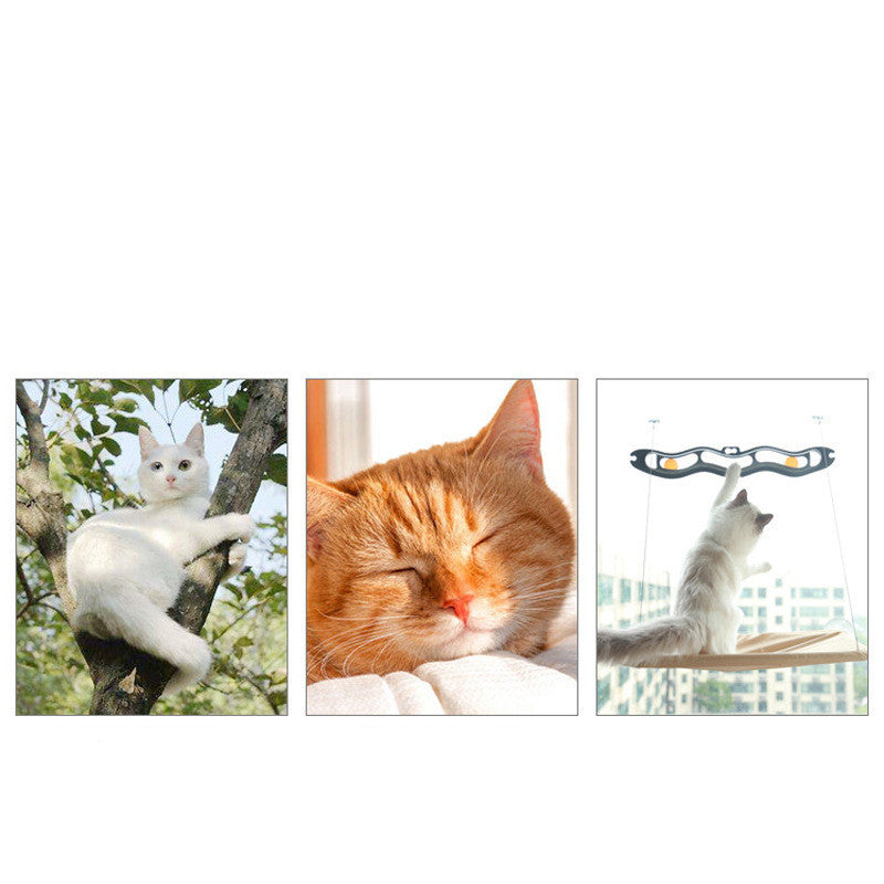 Hanging Window Cat Hammock with Suction Cup