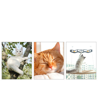 Hanging Window Cat Hammock with Suction Cup