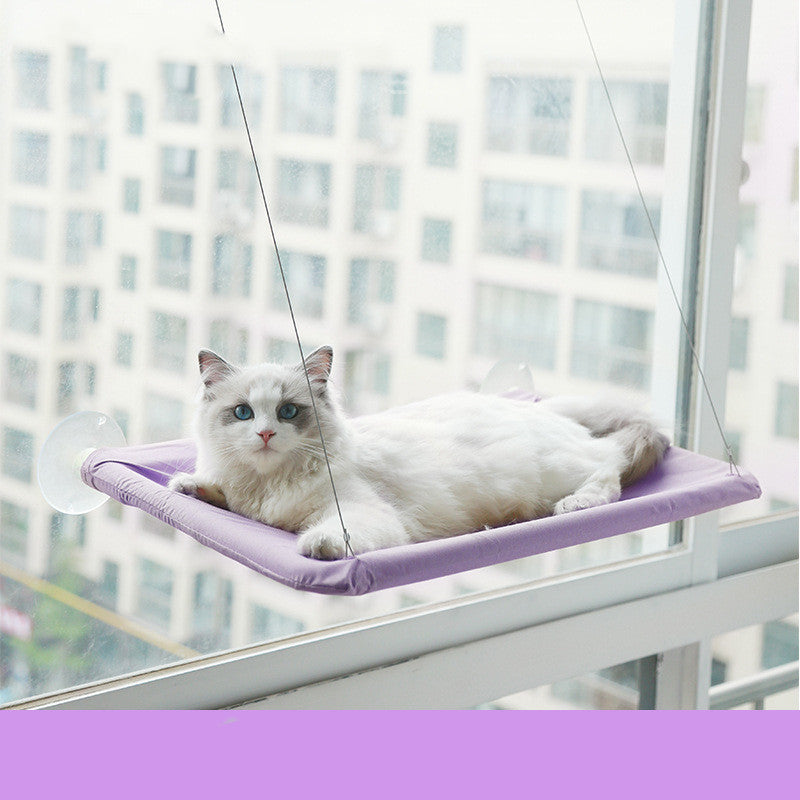 Hanging Window Cat Hammock with Suction Cup