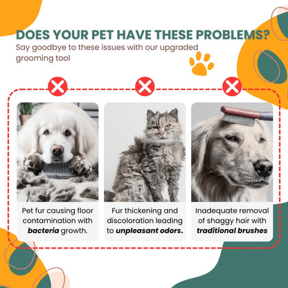 Water brush for dogs and cats, spray brush for short and long haired dogs and cats